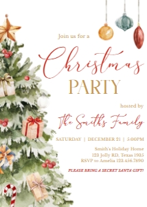23SE Christmas Party Seasonal Invitation B: 23SE Christmas Party Invitation B