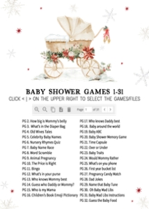 982 Merry Little Baby Shower Games Bundle 1: 982 Merry Little Baby Shower Games