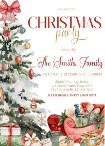 23SE Christmas Party Invitation C design preview