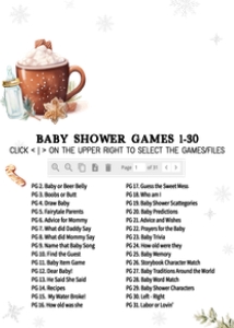 984 Snowflakes Baby it's Cold Outside Baby Shower Games Bundle 2 A: 984 Snowflakes Baby it's Cold Outside Baby Shower Games