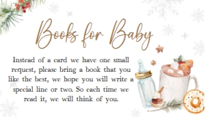 984 Snowflakes Baby it's Cold Outside Baby Shower Books for Baby B: 984 Snowflakes Baby it's Cold Outside Baby Shower Invitation Set