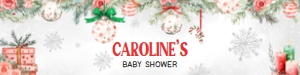 989 Red Green Christmas Ornament Baby Shower Bottle Label: 989 Red Green Christmas Ornament Baby Shower Bottle Label