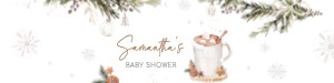 990 A Merry Little Baby is Brewing Baby Shower Bottle Label design preview
