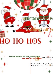40SE Red Green Funny Friendsmas Invitation B design preview