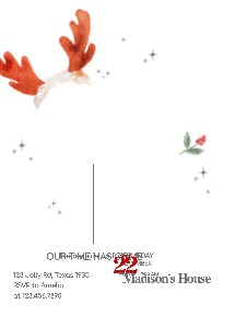 66SE Christmas Cookie Invitation A design preview