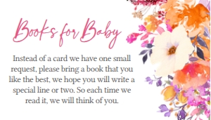 1000 Bright Flowers Baby in Bloom Books for Baby A: 1000 Bright Flowers Baby in Bloom Baby Shower Invitation Set