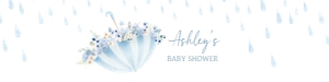 1004 Boy April Showers Baby Shower Bottle Label design preview