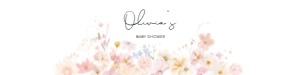 1010 A Little Wildflower Baby Shower Bottle Label design preview