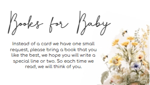 1022 Mommy to Bee Baby Shower Books for Baby B: 1022 Mommy to Bee Baby Shower Invitation Set