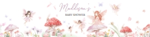 1011 Little Fairy Baby Shower Bottle Label B: 1011 Little Fairy Baby Shower Bottle Label