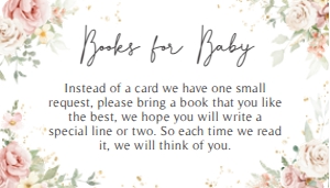 1012 Blush Pink Floral Baby Shower Books for Baby B: 1012 Blush Pink Floral Baby Shower Invitation Set