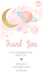 46BD Two the Moon Birthday Favor Tag design preview