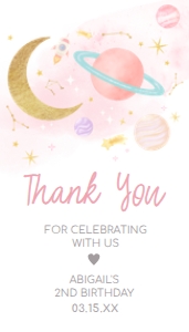 46BD Two the Moon Birthday Favor Tag B: 46BD Two the Moon Birthday Favor Tag