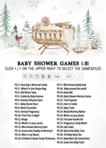 1025 Girl Some Bunny Baby Shower Games Bundle design preview