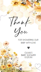 1024 A Little Honey Baby Shower Favor Tag A: 1024 A Little Honey Baby Shower Favor Tags