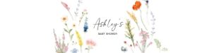 997 Baby in Blooms Baby Shower Bottle Label design preview