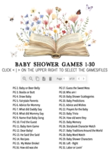 1034 Storybook Baby Shower Games Bundle 2 A: 1034 Storybook Baby Shower Games Bundle