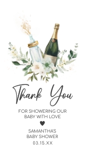 1034 Storybook Baby Shower Favor Tag design preview
