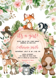 1041 Neutral Coquette Baby Shower Invitation design preview