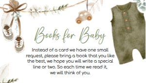 1045 Boho Clothes Baby Shower Books for Baby A: 1045 Boho Clothes Baby Shower Invitation Set