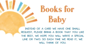 1046 Here Comes the Son Baby Shower Books for Baby A: 1046 Here Comes the Son Baby Shower Invitation Set