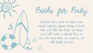 1050 Blue Baby on Board Baby Shower Books for Baby A: 1050 Blue Baby on Board Baby Shower Invitation Set