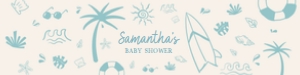 1050 Blue Baby on Board Baby Shower Bottle Label A: 1050 Blue Baby on Board Baby Shower Bottle Label