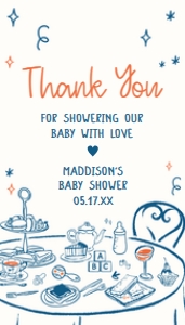 1057 Hand Drawn Boy Baby Brunch Baby Shower Favor Tag A: 1057 Hand Drawn Boy Baby Brunch Baby Shower Favor Tag
