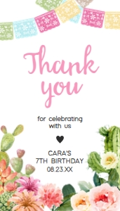 74BD Fiesta Birthday Favor Tag A: 74BD Fiesta Birthday Favor Tag