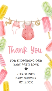 1078 Girl Ready to Pop Baby Shower Favor Tag A: 1078 Girl Ready to Pop Baby Shower Favor Tag