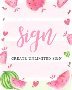 266 Pink Watermelon Baby Shower Custom Sign: 266 Pink Watermelon Baby Shower Mega Bundle