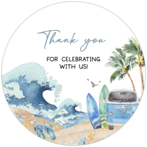 709 Baby on Board Baby Shower Round Favor Tags: 709 Baby on Board Baby Shower Mega Bundle
