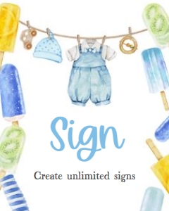 1076 Ready to Pop Baby Shower Custom Sign A: 1076 Ready to Pop Baby Shower Mega Bundle