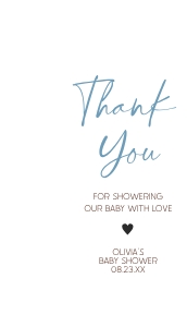1097 Blue Bow Espresso Martini Baby Shower Favor Tag design preview