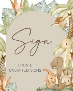 666 Neutral Hello Baby Dinosaur Baby Shower Custom Sign: 666 Neutral Hello Baby Dinosaur Baby Shower Mega Bundle