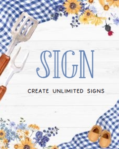 304 Navy Blue Barbeque Baby Shower Custom Sign: 304 Navy Blue Barbeque Baby Shower Mega Bundle