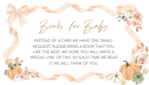 1110 Bow Pumpkin Baby Shower Books for Baby A: 1110 Bow Pumpkin Baby Shower Mega Bundle
