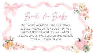 1110 Pink Bow Pumpkin Baby Shower Books for Baby B: 1110 Pink Bow Pumpkin Baby Shower Mega Bundle