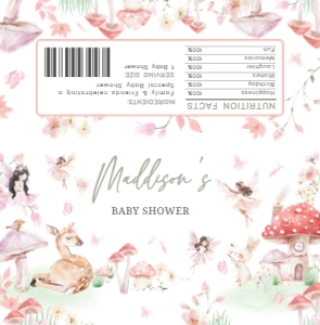1011 Little Fairy Baby Shower Candy Wrapper A: 1011 Little Fairy Baby Shower Mega Bundle