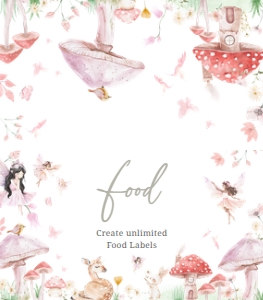 1011 Little Fairy Baby Shower Food Label A: 1011 Little Fairy Baby Shower Mega Bundle
