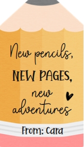 101SE Pencil First Day of School Seasonal Favor Tag design preview
