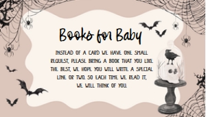 1121 Black Bow Halloween Girl A Little Boo Baby Shower Books for Baby A: 1121 Black Bow Halloween Girl A Little Boo Baby Shower Mega Bundle