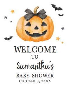 1125 Minimalist A Little Boo Baby Shower Welcome Sign 16x20 A: 1125 Minimalist A Little Boo Baby Shower Welcome Sign
