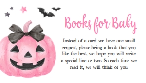 1125 Pink Minimalist A Little Boo Baby Shower Books for Baby B 1: 1125 Pink Minimalist A Little Boo Baby Shower Invitation Set