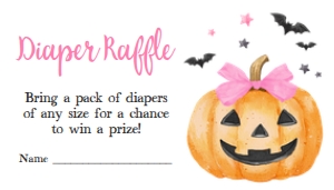 1125 Pink Minimalist A Little Boo Baby Shower Diaper Raffle B: 1125 Pink Minimalist A Little Boo Baby Shower Mega Bundle