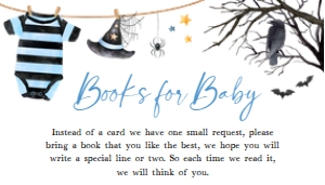 1127 Boy A Little Boo is Almost Due Baby Shower Books for Baby A: 1127 Boy A Little Boo is Almost Due Baby Shower Invitation Set