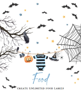 1127 Boy A Little Boo is Almost Due Baby Shower Food Label A: 1127 Boy A Little Boo is Almost Due Baby Shower Mega Bundle