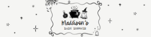 1152 Whimsical A Baby Is Brewing Halloween Baby Shower Bottle Label A: 1152 Whimsical A Baby Is Brewing Halloween Baby Shower Mega Bundle