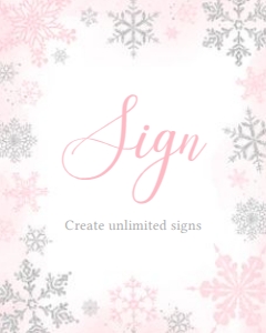 536 Pink Silver Little Snowflake Baby Shower Custom Sign: 536 Pink Silver Little Snowflake Baby Shower Mega Bundle