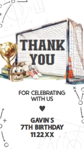 120BD Soccer Birthday Favor Tag design preview